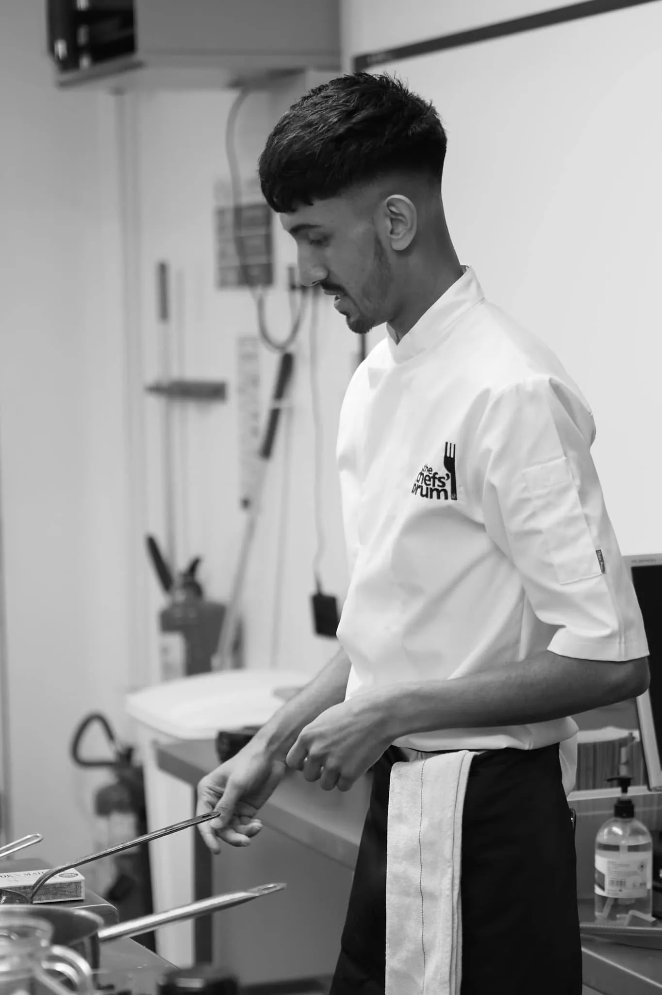 Chef Jubz, portrait.